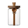thumbnail image 3 of Sentmoon Glass Jars Glass Sealed Jar Storage Jar Glass Bottle Coffee Jar Tea Kitchen Miscellaneous Grain Storage Snack Storage Jar Milk Powder Jar for Home and Gift Use, 3 of 7