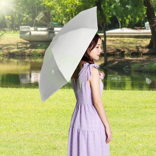 EGNMCR Ultralight Sun Umbrella Sun Protection Women Small Umbrella Portable Capsule Umbrella Mini Fold Umbrella For Sunny And Rainy Days Pocket Rain Gear