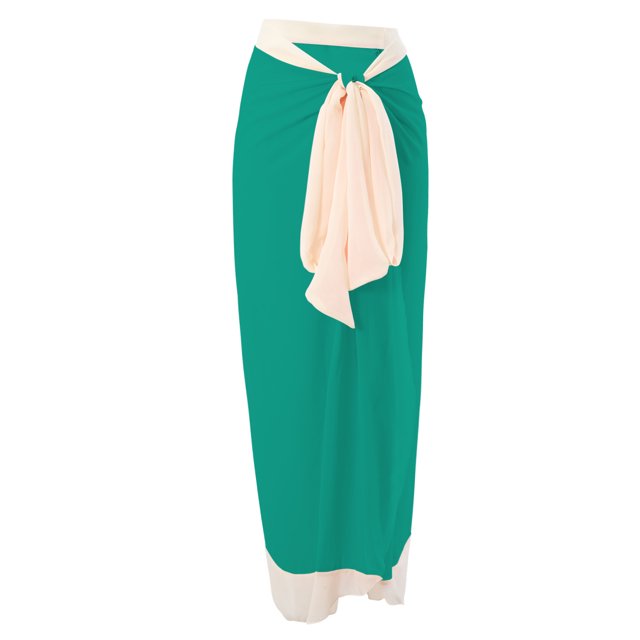 Nouvelle Robe de Plage Aguichant Imprimée Rétro Maillot de Bain Jupe Longue Tenue de Fête Tenue de Plage Été