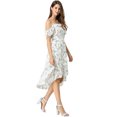 thumbnail image 4 of INSPIRE CHIC Women's Spaghatti Straps Ruffled a-Line Midi Floral Dress, 4 of 6