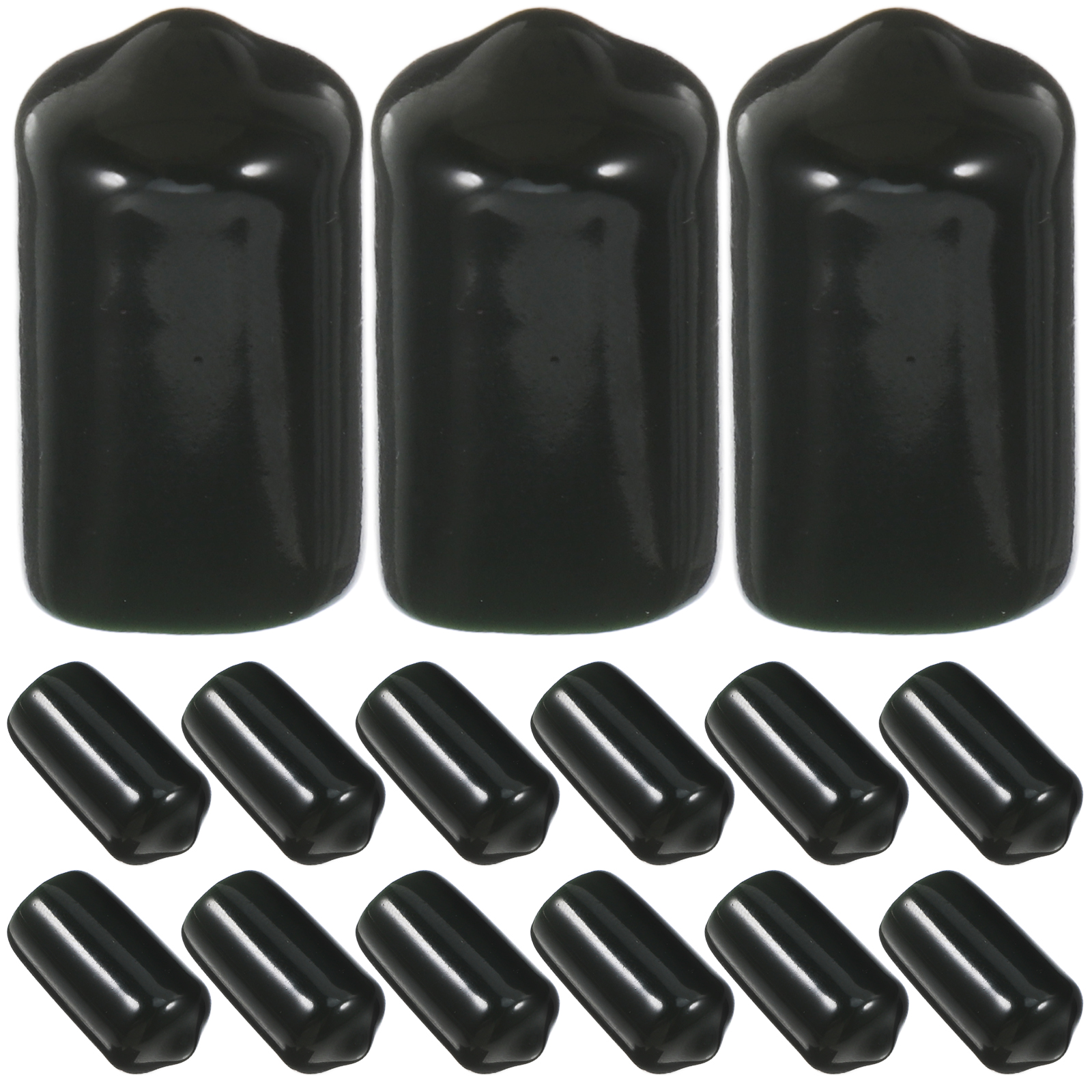 24Pcs Plastic Cane Protective Caps for Garden Bamboo Poles Safety Corner Covers for Plant Support Rods Outdoor Garden Cane Topper Protectors