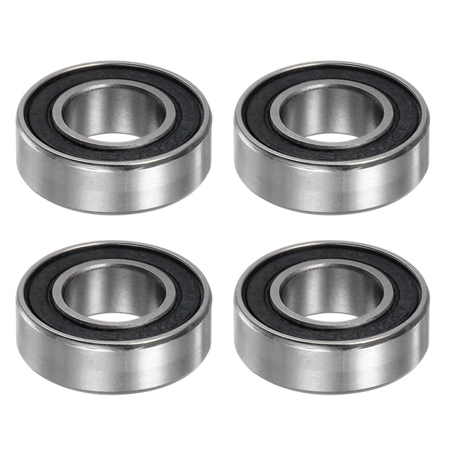 Unique Bargains 688-2RS Roulements à Billes 8mmx16mmx5mm Acier Chromé ABEC3 Double Scellé Lot de 4