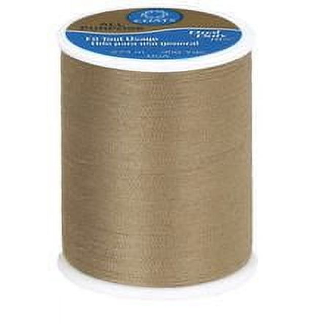 Coats & ClarkTM Bobine de Fil 100 % Polyester Tout Usage en beige, 300 yards de Fil de Polyester corespun de Poids Moyen pour des Coutures Solides et Durables à la machine Ou à la Main sur des Tissus Légers à Moyens, Convient aux Vêtements, à la Déco Maison et aux Bricolages.