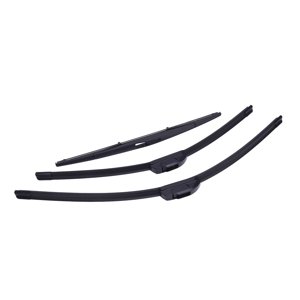Lames d'essuie-glaces de voiture, 3Pcs Pare-brise Lames d'essuie-glace Set Aérodynamique 26in 22in 16in pour le véhicule
