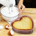 thumbnail image 4 of HEANUJJ 1Pcs Heart Shaped Cake Bakeware for Baking Home Bakers, 4 of 6
