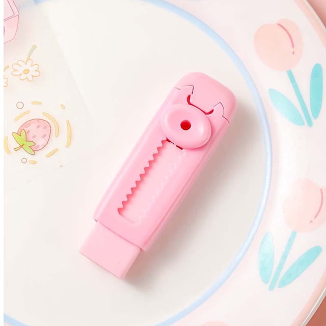 XYAIYT Push Eraser with Traceless Clean Finish and Roller Wheel for Easy Use and Enhanced Student Learning Experience Suit School Supplies for and Students