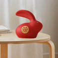 thumbnail image 1 of Baohd Cute Rabbit Statue Animal Model for Bookshelf Decoration Birthday Gift 6cmx4.5cmx5cm single ear, 1 of 9