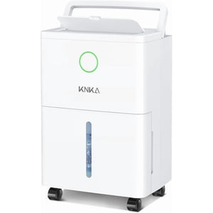 KNKA 1600 déshumidificateur de la pi2 pour le sous-sol, 21 Déshumidificateurs pour la maison avec tuyau de drainage, drainage continu, filtre lavable, Humidistat intelligent pour chambre, salle de bains, grande chambre