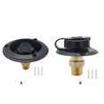 thumbnail image 3 of Black Flange RV City Water Fill Inlet Female To Male For Camper Motorhome Trailer Easy-to-grip Knob Easy-to-Grip Knob RV Water Fill Inlet With Check Valve For Trailer Female To Male Black Flange City, 3 of 9