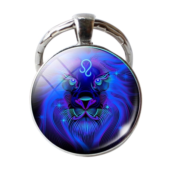 EGNMCR Keychains Keychain 12 Sign Pendant Double Face Keyring Key Key Chain