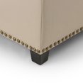 thumbnail image 2 of WyndenHall Stanford Large Rectangular Storage Ottoman Bench, 2 of 8