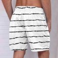 thumbnail image 4 of Soki Shorts de Plage Décontractés pour Hommes Shorts à Rayures en Liquidation, 4 of 4