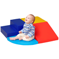 thumbnail image 1 of Qaba Foam Play Set - 4 Piece Climbing & Crawling Set for Early Development | Multi-Color, PU Leather, EPE Foam | Home, Nursery, Play Zone, 1 of 7
