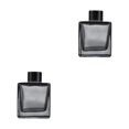 thumbnail image 2 of kurtrusly 1/2/3/5 Empty Square Glass Diffuser For Fragrance - Thickened Bottom Anti-Slide With Excellent 200mL Smoke Grey 2PCS, 2 of 6