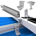 thumbnail image 2 of 30/35Mm Solar Panel Photovoltaic Bracket Mounting Rail Kit Pv Middle Clamp End Clamp Aluminium Profile Solar Module Roof Rail, 2 of 5