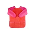 thumbnail image 1 of PVCS Children Waterproof Artist Painting Aprons Long Sleeve With 3 Pockets For Age 2-6 Gift for Kids, 1 of 8