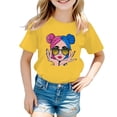 thumbnail image 1 of TZEWGL T-Shirts pour Enfants Impression Graphique Col Rond Manches Courtes Vêtements pour Filles Garçons Taille 7-8T, 1 of 5