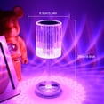 thumbnail image 4 of TopLLC Remote Control Romantic Diamond Table Lamp Bedroom Bedside Crystal Style Night Light Romantic Gift desk lamp, 4 of 9