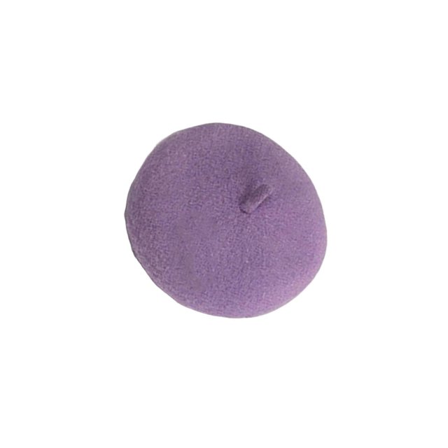 Dog Cat Beret Wool Yard Hat Dog Decoration Durable Adjustable Elastic Rope Costume Warm Purple