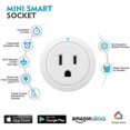 thumbnail image 3 of Prise Intelligente - Certifiée Compatible avec Alexa, Echo et Google Home – Wi-Fi 2,4G Seulement (Lot de 4), 3 of 5