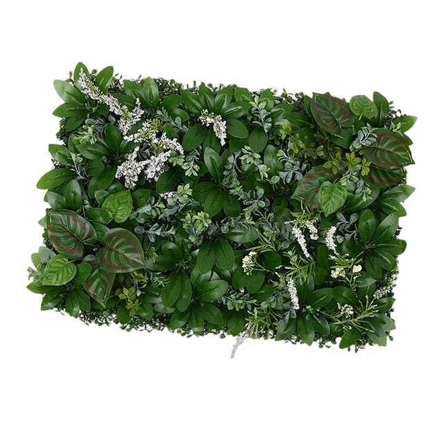 GUOOL 15.7*23.6" Grass Wall Panel Fence Background Privacy Screen Topiary Carpet Green E