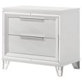 thumbnail image 4 of Marmore 2-drawer Nightstand Bedside Table White, 4 of 17