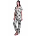 thumbnail image 2 of Moomaya Chemises de Pyjama avec Poches pour Femmes Ensemble de Pyjama en Coton Imprimé Vêtements de Nuit, 2 of 6