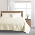 thumbnail image 3 of WELLBEING Sunham Ivory Solid 300 Thread Count Queen Sheet Set, 3 of 3