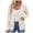 Beige, variant on Aocisk Button Down Cardigan for Women Lightweight Sweaters Long Sleeve Classic V Neck Knit Soft with Pocket for Casual White M