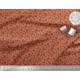 thumbnail image 3 of Soimoi Tissu Popeline de Coton Feuilles & Roses Imprimé Floral 1 Yard 42 Pouces de Large, 3 of 3