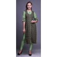 thumbnail image 2 of Bimba Kurta Droite en Rayonne Slub Imprimée Indienne Tunique à Manches 3/4 pour Femmes, 2 of 6