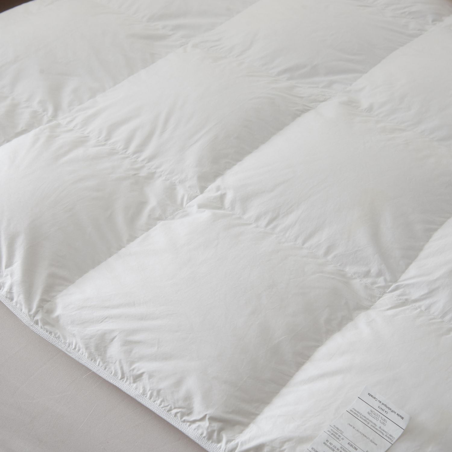 Royal Elite Couette en Duvet D'oie Hongroise Toutes Saisons Avec Une Coque de 400 Fils Au Pouce