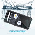 thumbnail image 3 of MYKOMI Pixel 7 Pro Waterproof Case, IP68  Dustproof Case with Built-in Screen Protector, Rugged Full Body Shockproof Protective Cover for Google Pixel 7 Pro Phone, Black, 3 of 8