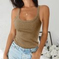 thumbnail image 2 of Birdeem Womens Solid Tank Tops Sleeveless U-Neck Base Shirt Summer Casual Workout Tees, 2 of 6