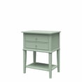 thumbnail image 4 of Table d’appoint à 2 tiroirs Franklin d’Ameriwood Home, gris pâle, 4 of 9