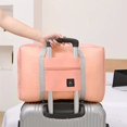 thumbnail image 4 of Sac de Rangement pour Vêtements Portable à Grande Capacité, Sac de Voyage Multifonction, Sac Pliable pour Embarquement, Peut s'Installer sur une Valise à Roulettes, Noir, 4 of 6