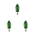thumbnail image 3 of QualitChoice 1/2/3/5 Fish Lure Artificial Bait 8cm Workmanship Compact Size No Burrs Exquisite Rotating Lures Fishing Tackle Dark Green 3PCS, 3 of 6