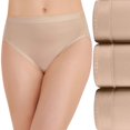 thumbnail image 1 of Vanity Fair Womens Comfort Where It Counts Hi-Cut Panty 3-Pack, 9, 1 of 1