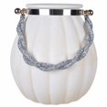 thumbnail image 1 of Benzara BM145669 Bellied White Frosted Vase, 1 of 1