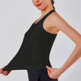 thumbnail image 4 of Timegard Débardeurs de Yoga pour Femmes Séchage Rapide Col Rond Sans Manches Dos Ouvert Entraînement Course Gym Haut Chandails de Sport, 4 of 5