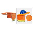 thumbnail image 3 of serony Hard Hat Sunshade Neck Shield Neck Sun Shade Protector Fluorescent Orange, 3 of 9