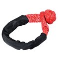 thumbnail image 1 of mmirethe Soft Shackle with Protective Cover Strong Carabiner Ring Pull 38000lbs Hitch Portable Towing Ropes for Red, 1 of 6