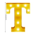 thumbnail image 3 of TopLLC Christmas Decor LED Letter Lights Sign Light Up For Home Party Wedding Decoration Light Up Letters Alphabet Letter Sign Battery Powered For Christmas Birthday Party Decoration warning light, 3 of 5