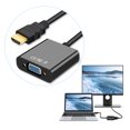 thumbnail image 3 of 1080P HD Multimedia Interface to VGA Adapter with Gold-Plated Anti-Rust Connectors, Plug-and-Play, Multiple Shielding for Stable Clear Video, ABS Housing, 3.5mm Audio Port, 15cm Cable, Compatible, 3 of 6