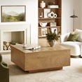 thumbnail image 2 of GUNAITO Table Basse à Plateau Relevable avec Rangement, Table Basse Carrée et Table Centrale Style Ferme Moderne pour Salon, Couleur Bois Naturel, 2 of 8