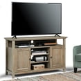 thumbnail image 2 of Simpli Home Amherst 54" TV Stand in Distressed Gray, 2 of 11