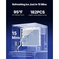 thumbnail image 2 of VEVOR Commercial Ice Maker Machine - Head, 550 Lbs/Day Stainless Steel Ice Machine with Scheduled Ice-Making, Self-Cleaning, Adjustable Thickness, 2 of 9