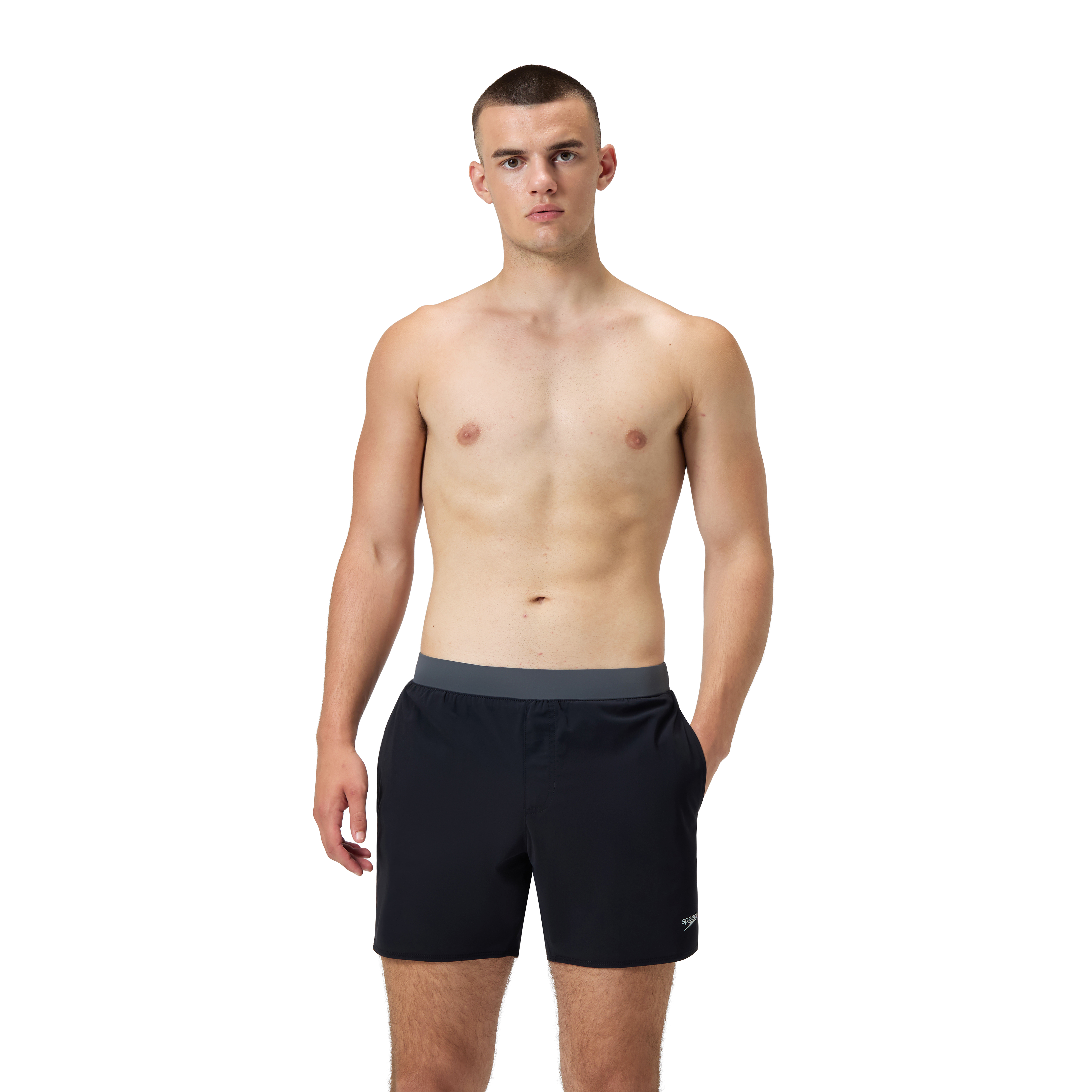 Speedo Short de Bain 16 Pouces pour Homme Adulte Uni « The Lookout Volley » - Anthracite, Taille : M