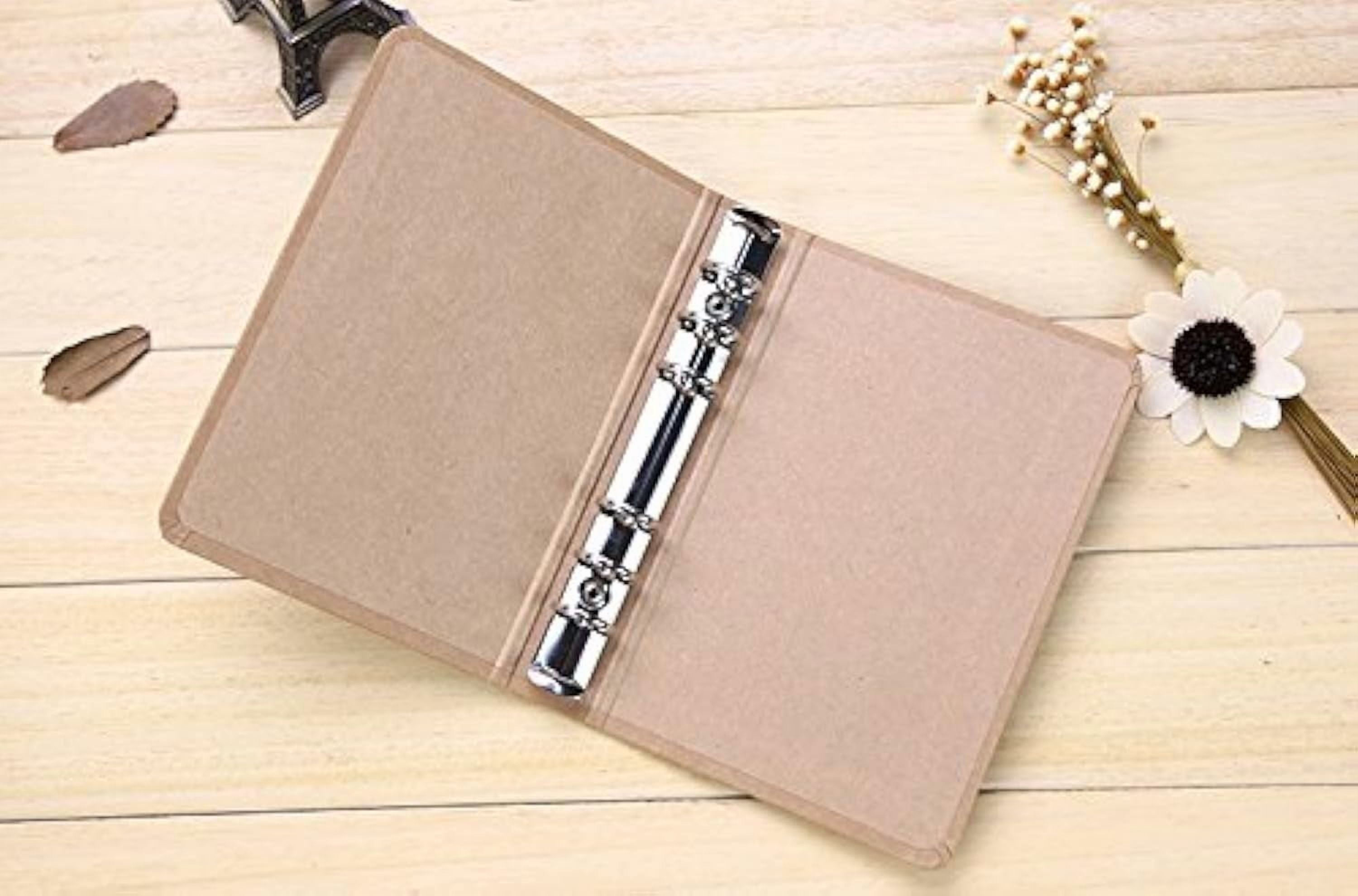 A5 6-Hole Ring Binder Folder/Journal Cover -