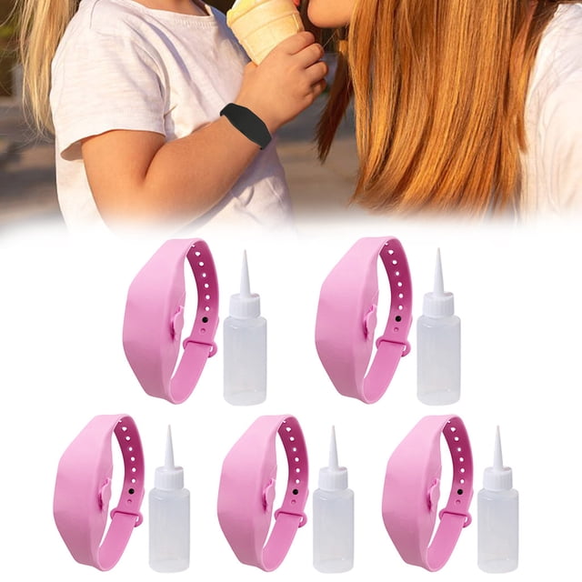 Binmer 5 Pcs Distributeur Manuel à Bracelet Ces Pompes Portables
